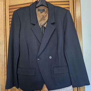J. Crew Navy Double-Breasted Blazer